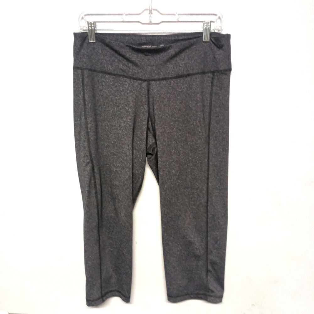 Old Navy Active Capri Athletic Leggings - Size L, Charcoal Gray